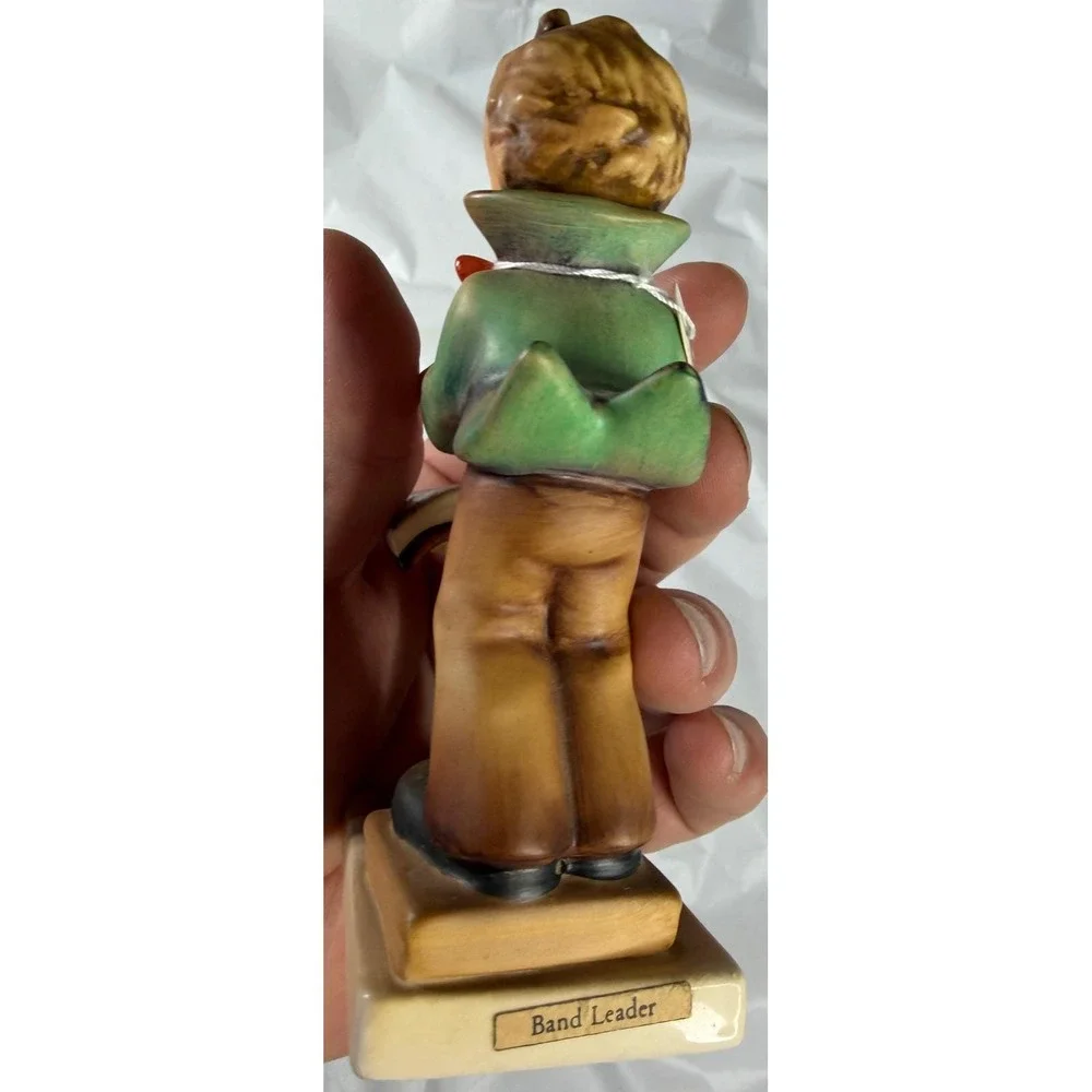 Goebel Hummel Figurines Happy Traveler 109 & Band Leader 129 W Germany Lot of 2
